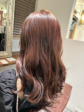 ムーン(moon) #グレージュカラー #シルキーベージュ #斜めバング