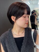 ロンドシエル 横浜(Lond ciel)&nbsp;マッシュショート×黒髪×前髪【横浜王道/横浜ショート】