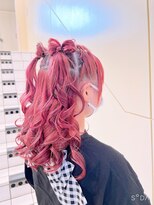 ヘアメイク ジェイエム&nbsp;ハーフツイン立体リボン