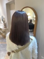 アンド ラ ブランシュ(&.La Blanche)&nbsp;ラベンダーピンク/ベージュ/レイヤーロング/髪質改善