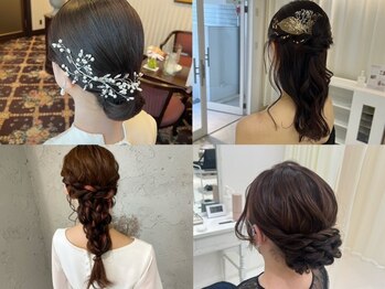 ヘアセット＆着付　mokara by REKOの写真/結婚式や二次会、イベントなどの特別な日には、プロのヘアセットで可愛く、より華やかなスタイルを◇