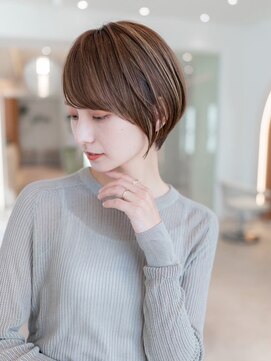 ケアリー 浦和美園(Carelly) 大人かわいい前髪セシルカットココアブラウンフリンジウェーブ