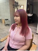 ピンクグラデーション/ルーツカラー/デザインカラー/恵比寿