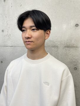 メルシー トータル ブランディング サロン(merci TOTAL BRANDING SALON) メンズ毛流れセンターパート