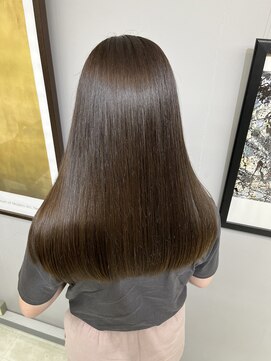 ヘアーアンドビューティーザ エフ(Hair Beauty the F) 髪質改善＿艶カラー＿ブラウン