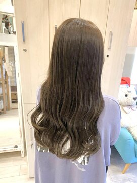 シュガー 仙台宮城野区(&Sugar) オリーブベージュ×韓国風ゆる巻き