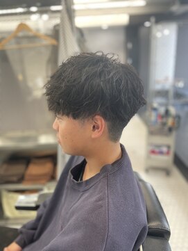 リプレイ 草津店(RIPLAY) ベリーショート/ダークアッシュ/ニュアンスパーマ/韓国マッシュ