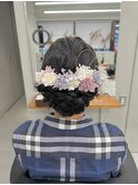 お着物用ヘアアレンジ【清板】