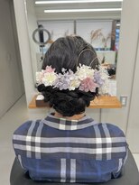 お着物用ヘアアレンジ【清板】
