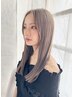 【ケアブリーチ】ハイライト＋オンカラー＋カット＋トリートメント￥22000