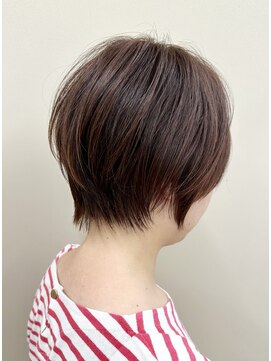 アース 上本町店(HAIR&MAKE EARTH) 20代30代大人可愛い★小顔ボブ丸みショートウルフカット