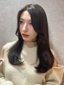 ルームバイシー 新宿(Loom. by Sea) 韓国風ヘア×ブルージュ【新宿/韓国風ヘア/ワンホンヘア】