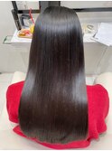 美髪縮毛矯正*髪質改善トリートメント*ロング*地毛風ストレート
