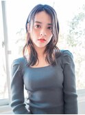 ゆるふわ巻きスタイル×ダークブラウン