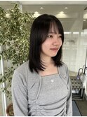 レイヤーカット ミディアムレイヤー ヨシンモリ 韓国レイヤー