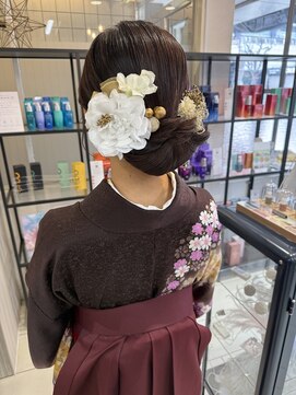 ミューク ハッピーヘアライフ 寺田町北口店(ｍieuxque happyhairlife) 卒業式袴ヘアーアレンジ