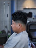 ショートラルフ/フェード/ラルフカール/メンズパーマ/BARBER