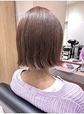 ぷつっと切りっぱなしミニボブ