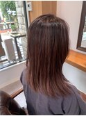 ハイライト＋ピンクベージュ