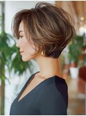 白髪ぼかしカラー/脱白髪染め/グレイカラー/大人女性
