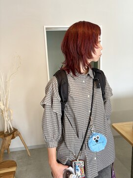 ラーソ(laco) ウルフカット×ダブルカラー