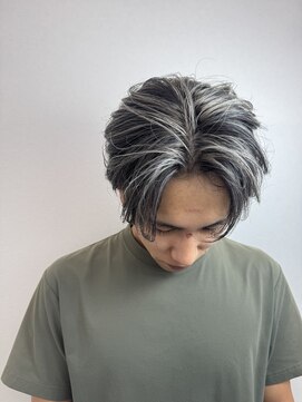 ステージ(STAGE) メンズハイライト　シルバーメッシュ