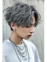 アポロ 横浜駅店(apollo)&nbsp;xメンズバレイヤージュ/ホワイトグレージュ/レイヤーカット