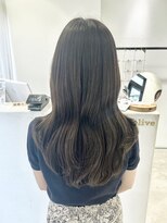 ビューバイネオリーブ 用賀店(Beau'r by neolive)&nbsp;黒髪クラゲヘアーオリーブグレー小顔ココアベージュ[用賀]