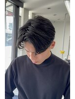 アフューズバイストゥー(Vfuse by StueW)&nbsp;センターパート×ニュアンスパーマ