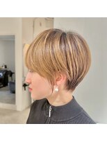 ジュベ 別府店(juve.)&nbsp;別府ショートボブ顔まわりレイヤーカット髪質改善カラー30代