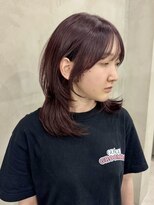 トーン(tone) ラベンダーカラー/韓国風ミディアム/ミディアムレイヤー