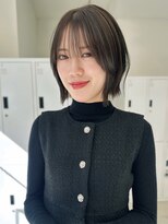 サンド 大阪梅田(sand) ココアベージュ/オリーブグレー/小顔/大阪/梅田/ボブ