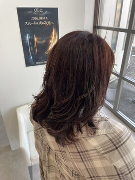 クアトロ 宇都宮本店(QUATRO) ミディアムレイヤースタイル