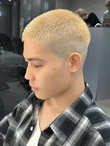 エルマーク 松山(L-MARK) ダブルカラー/ブリーチ/ミルクティー/ヘアカラー/men's