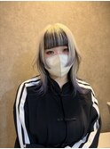中性ハイトーンウルフ/地雷系/ケアブリーチ/目白