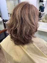 シュクルヘアー(Sucre Hair) 白髪ぼかしミディアムレイヤー