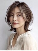 白髪ぼかし脱白髪染め大人レイヤー40代50代60代