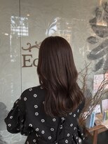 エディット アンド 緑地(Edit&)&nbsp;秋カラーチョコレートブラウン
