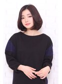 上品お洒落ボブ　Aラインボブ