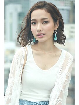 ラフィス ヘアー エイル 京橋店(La fith hair ail) 【La fith】セミウェット☆セクシー切りっぱなしボブ
