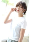 【Un ami】《増永剛大》ぱつっと☆外ハネ可愛いショートボブ