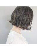 ＊ウェーブボブ×アッシュグレー＊
