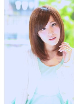 ヘアリゾートエーアイ 北千住店(hair resort Ai) つやつや重めのセミミディアム★【hair resort Ai北千住】