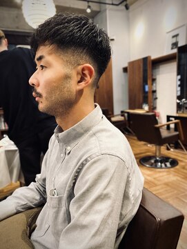 アイリーヘアデザイン(IRIE HAIR DESIGN) 【IRIE HAIR赤坂】ローフェードスタイル×束感カット