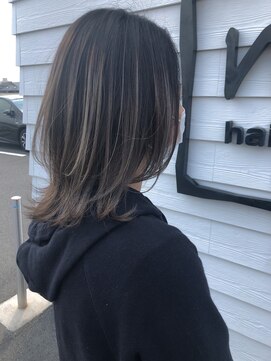 シェル 津山の手店(shel) バレイヤージュ20代30代ハイライトブリーチ立体感透け感