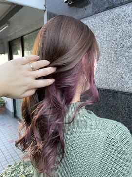 ルフレ(Reflet) ラベンダーインナーカラー