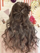 ヘアメイク エンカレッジ(HAIR MAKE encourage) ルーズなお団子アレンジ ヘアセット/ヘアセットサロン