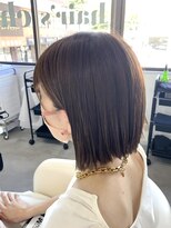 ヘアーズチーク(hair.s chic)&nbsp;パツンっと切りっぱなしボブ☆