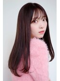 黒髪ココアベージュボブウルフグレージュカラー