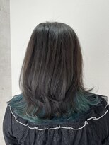 シエル 立川店(CIEL) ロングウルフ×エメラルドグリーン【CIEL×maki】